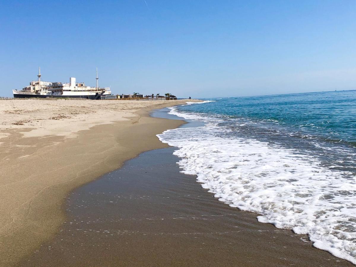 Barcaresa-Villa Vue Mer Acces Direct Plage - Piscine Le Barcarès Zewnętrze zdjęcie